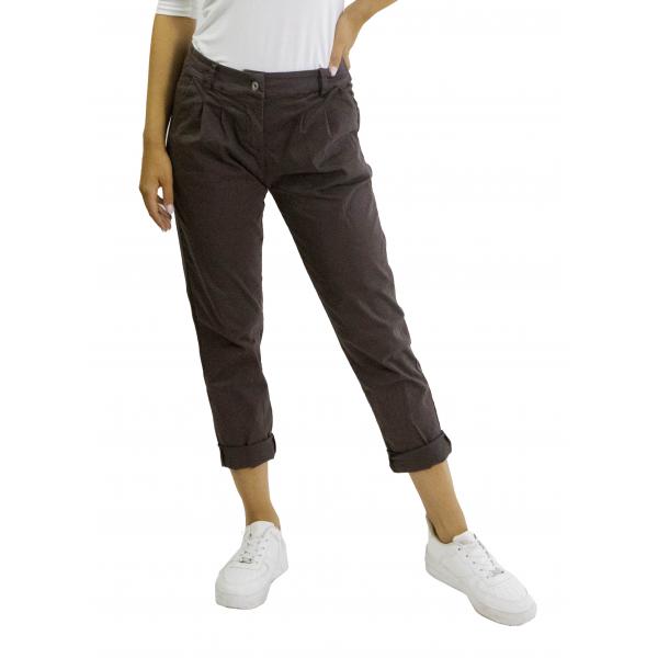 Chino con pence in cotone pesante